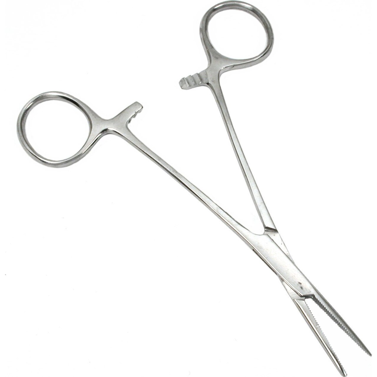 Stainless Steel Hemostat 5" Self-locking Plier w/ Adjustable Tension 2 Pcs